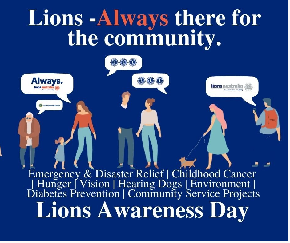 Lions Awareness Day come along to the barbecue at Bunnings Balgowlah